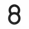 Black Plastic Number 200mm - Nr 8