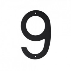 Black Plastic Number 200mm - Nr 9