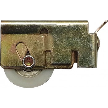 15mm Single Patio Door Roller Zinc Plated