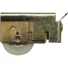 15mm Single Patio Door Roller Zinc Plated