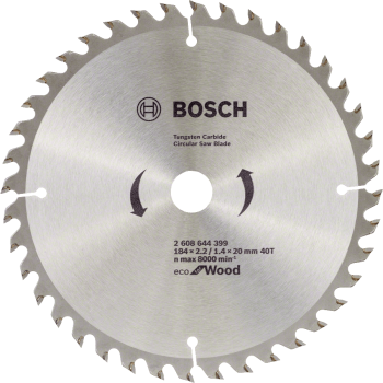 Bosch Eco Circular Saw Blade 184 X 2.2mm