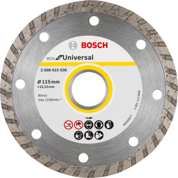 Bosch Turbo Eco Diamond Disc 115mm X 22.23