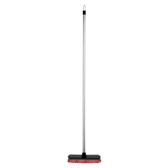 Broom Plastic Back Deck Scrub With Metal Handle