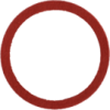 Compression Fiber Washers 22mmx5 Sabs