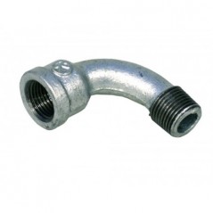 Galvanised Bend 90 Deg M&f 15mm