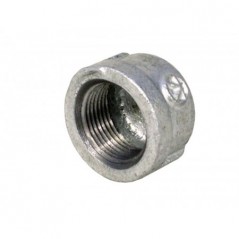 Galvanised Round Cap 15mm X 2