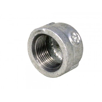 Galvanised Round Cap 22mm X 2