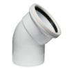 Soil & Vent Bend 110mm X 45deg Plain Sabs