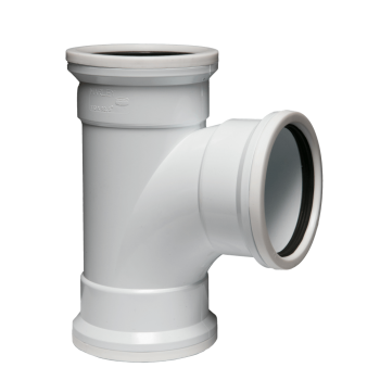 Soil & Vent Junction 110mm X 90deg Plain Sabs