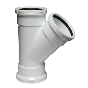 Soil & Vent Junction 110mm X 45 Deg Plain Sabs