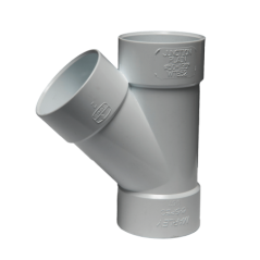 Soil & Vent Junction 50mm X 45 Deg Plain Sabs