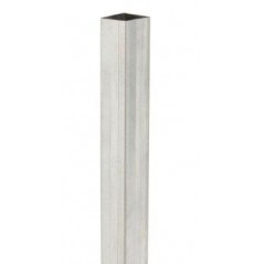 Downpipe Square Galvanised 2700x100x75x04mm
