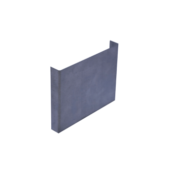 Stop End Galvanized Square 0.4mm