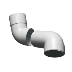 Gutter Round Offset Bend Pvc