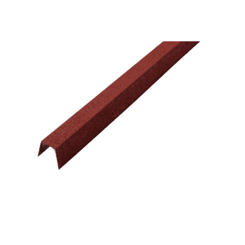 Steel Tile Square Ridge Cap Burgundy