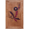 Door Wood Wild Flower Pivot Set