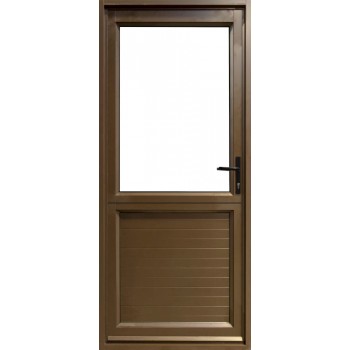 Door Aluminium Hinge Hlf Glass Stbl Obs Brz