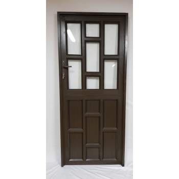 Door Alu Stable 7 Pane Top&7 Pnl Btm Brz