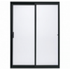 Sliding Door Aluminium Charcoal 1.8m