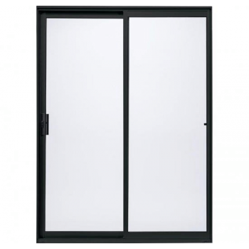 Sliding Door Aluminiumin Charcoal 1.5m