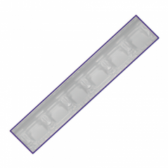 Polystyrene Cornice T-series 2m White Blocks, AFRICANO - Cashbuild