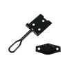 65mm Wire Hasp & Staple Black Jap Plated, TROJAN - Cashbuild