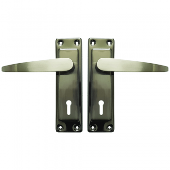 6" Coral Steel Handles Black Nickle Plated, TROJAN - Cashbuild