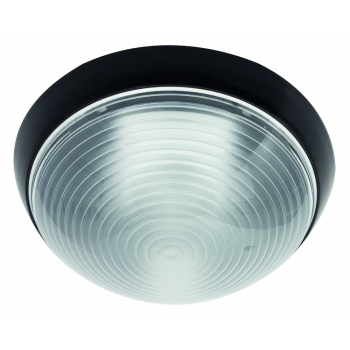 Bulkhead Round Black Energy Saving Light, BRIGHT STAR LIGHTING - Cashbuild