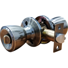 Cylindrical Lockset Antique Brass Plated