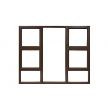 Window Frame Aluminium P4tt1815 Bronze Clear, VALUWIN - Cashbuild