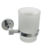Fusion Toothbrush Tumbler Holder Chrome