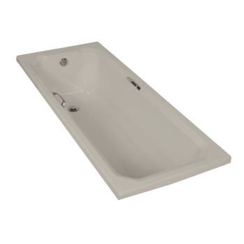 Bath With Handles Almond 1700x400