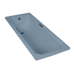 Bath With Handles Blue 1700x400