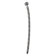 Braided Connector Female 15mm X Male 10mm X 300mm