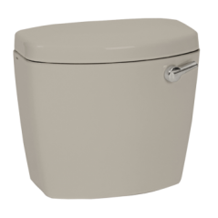 Universal Ceramic Front Flush Cistern Almond