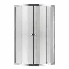 Round Corner Entry Clear Shower Door 900 X 900 X 1940