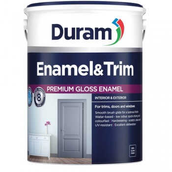 Duram Enamel & Trim Black 5l