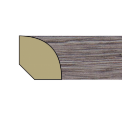 Krono Quarter Round Ash Grey - 2.7m