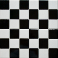 Mosaic Tile Black & White 48x48mm