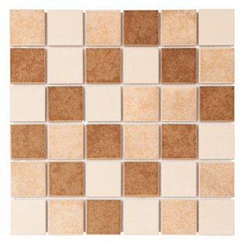 Mosaic Tile Dark Desert Mix 48x48mm