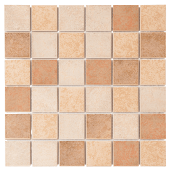 Mosaic Tile Rustic Light Desert Mix 48x48mm