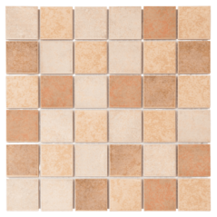 Mosaic Tile Rustic Light Desert Mix 48x48mm