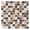Mosaic Tile Glass Universal Grey 23x23mm