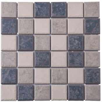 Mosaic Tile Grey Tones Porcelain 48x48mm