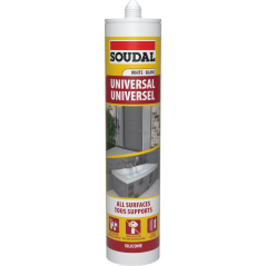Soudal Universal Silicone White 270ml
