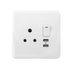 Waco Premium Socket Com 16a 3p Std And 2xusb