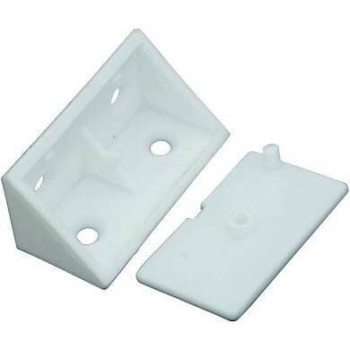 White Plastic Corner Blocks Quantity:10