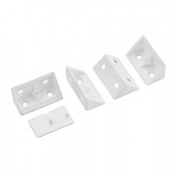 Corner Block & Cap 20 X 20mm Quantity:4