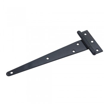 200mm Tee Hinges Black Japan Plated With Screws