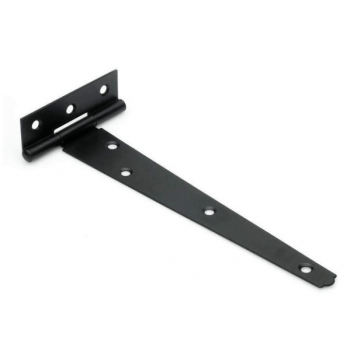 250mm Tee Hinges Black Japan Plated With Screws